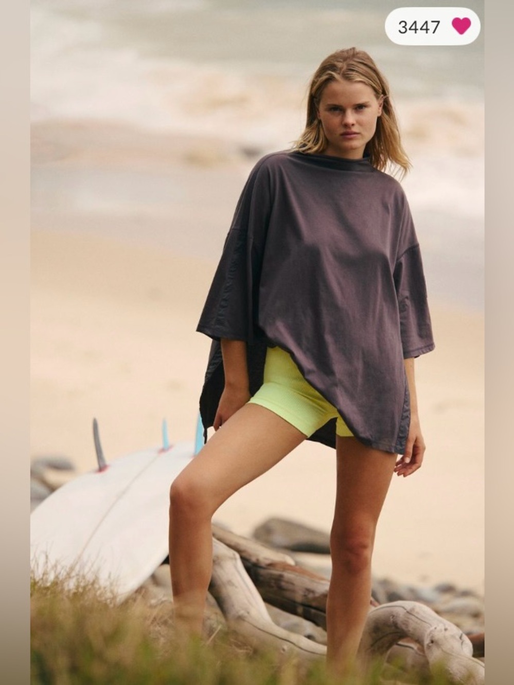 FP Movement by Free People ~ Throw Over Tunic ~ Color: Gunmetal ~ XS ~ * N W T * - Picture 11 of 13